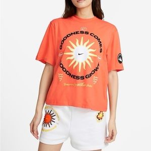 Nike Women’s Positivity Boxy T-Shirt in Orange